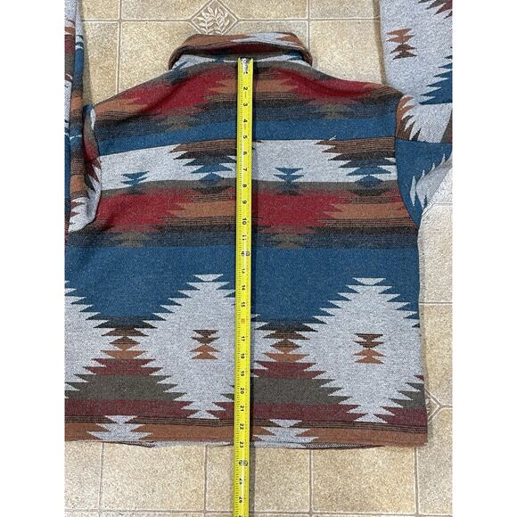 Emery Rose Women’s Size Small Aztec Southwest Button Down Cotton Blend Jacket - Picture 4 of 9